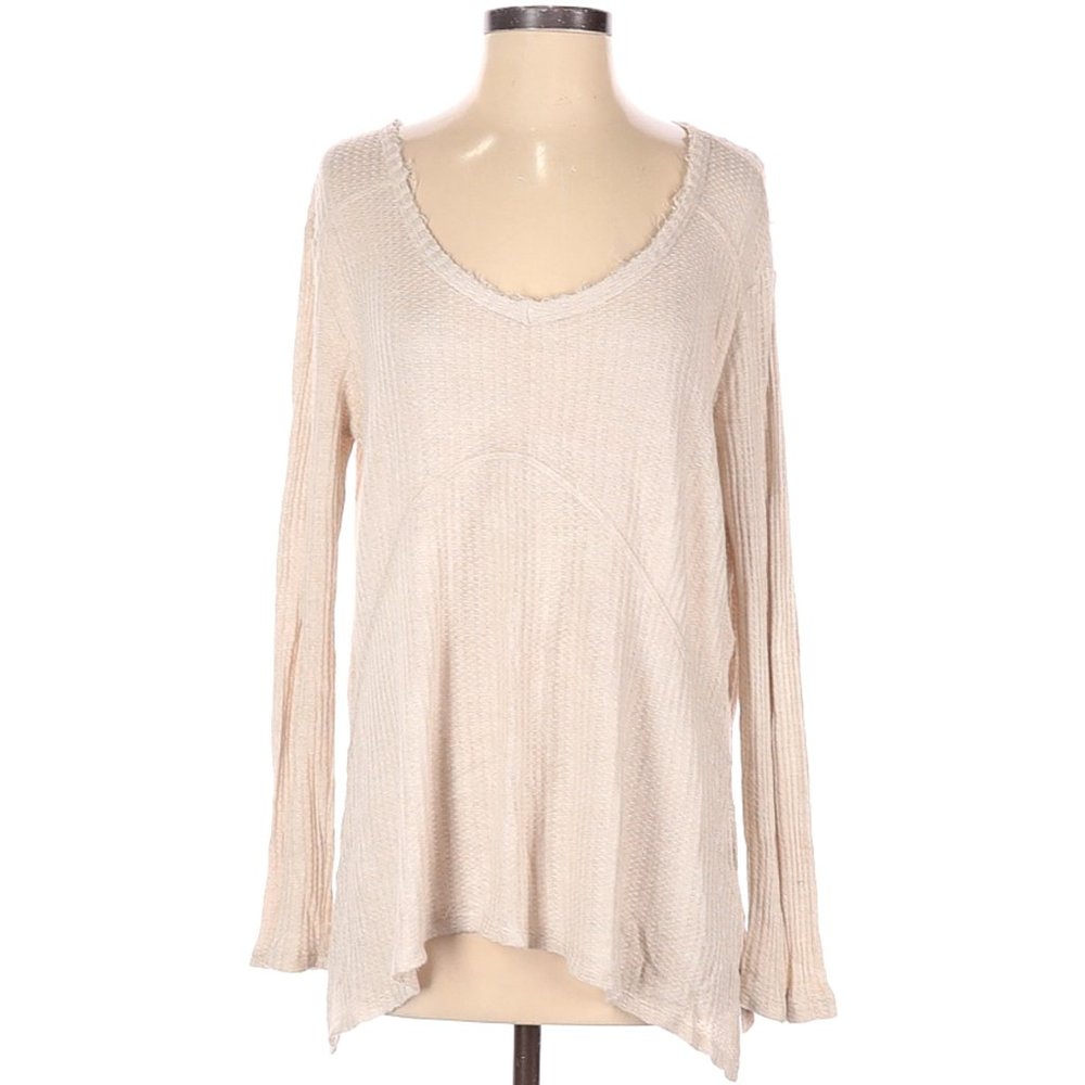 Rebel Sugar Waffle Knit Long Sleeve Tee